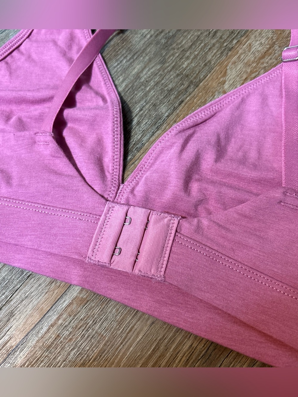 State of Day Women's Cotton Blend Bralette, Small - Berry Breeze - Picture 3 of 7